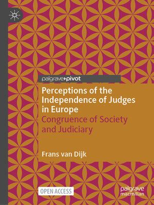 cover image of Perceptions of the Independence of Judges in Europe